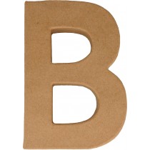 Letter B papier maché 15 cm - Artemio