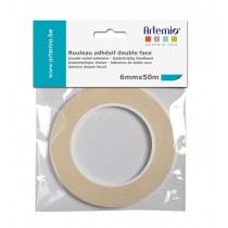 Dubbelzijdig plakband 6 mmX 50 m - Artemio
