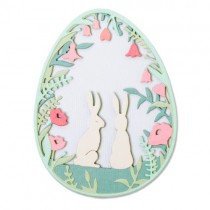 Thinlits die layered Spring - Sizzix