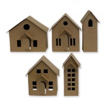 Thinlits die Paper Village - Sizzix