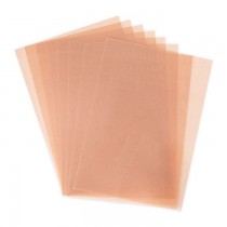 8 sheets metallic shrink plastic rose gold - Sizzix