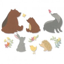 Thinlits die nature friends - Sizzix