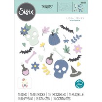 Thinlits die spooky icons - Sizzix