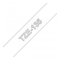 Tape lamined White  clear 12 mm - P-Touch - Brother