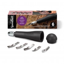 Linoleum cutter set black - Speedball