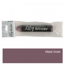 Stick Lily Metal violet peinture à l'huile - Artemio