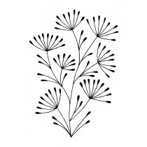 Stempel bloemen 37x53 mm  - Artemio