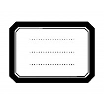 Stempel etiket 45x56 mm - hout - Artemio