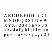 Pochoir alphabet découpe au laser 51x22 cm - Artemio