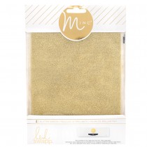 4 glittervellen Gold - 20x20 cm - Minc