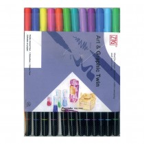 12 stiften aquarel - Zig