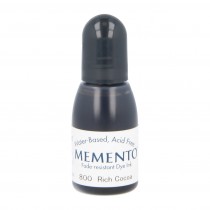 Vulling stempelkussen Memento rich cocoa - 15 ml - Tsukineko