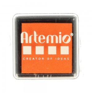 Stempelkussen orange - 3x3 cm - Artemio