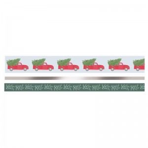 3 masking tapes foil Xmas time - Artemio
