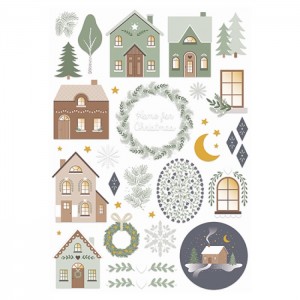 Transferstickers Home for Xmas - Artemio
