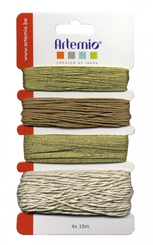 4x10 m gouden touw - Artemio