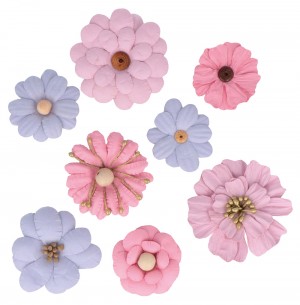 8 bloemen papier - Artemio