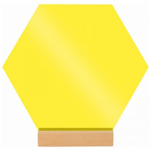 Acryl Silhouet fluo + sokkel 17x16,5 cm - Artemio