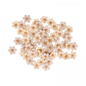 60 katoenenbloemen beige - Artemio