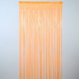 Fluo oranje gordijn 1x2 m - Artemio