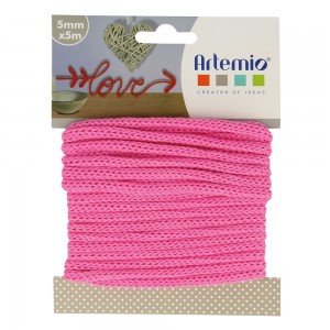 Fil tricotin fushia - 5 m X 5 mm - Artemio