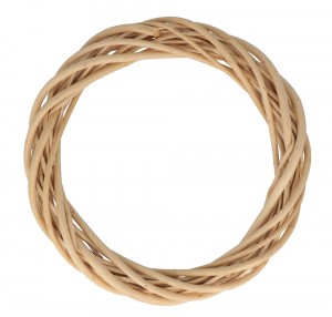 Couronne 25 cm - osier - Artemio