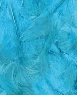 Plumes turquoise 12 cm - Artemio