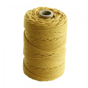 Corde coton jaune - 70 m x 2,2 mm - Artemio
