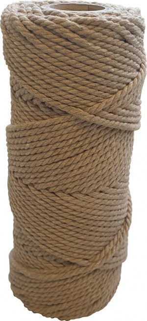 Corde coton marron - 60 m x 3 mm - Artemio