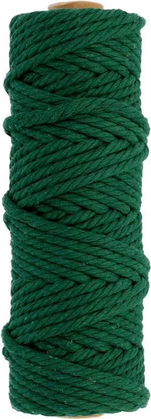 Corde coton vert 33 m x 4 mm  - Artemio