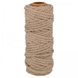 Bruin katoenen koord 25 m x 6 mm - Artemio