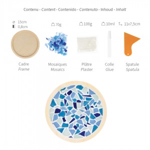 Kit mosaïque rond 15 cm - Artemio