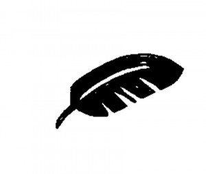 18 mm messing pluim stempel - Artemio