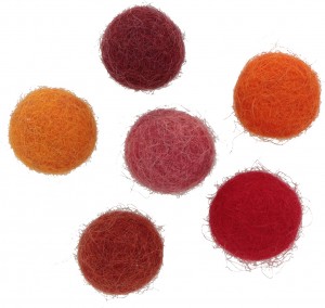 30 pompons gevilte wol 1,5 cm - Artemio
