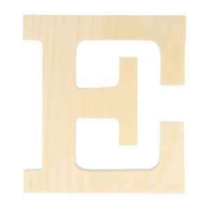 Letter E - 11.5 cm - hout - Artemio