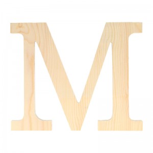 Letter M - 11.5 cm - hout - Artemio