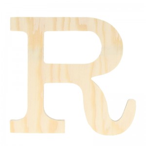 Letter R - 11.5 cm - hout - Artemio