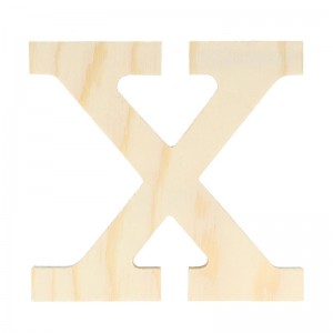 Letter X - 11.5 cm - hout - Artemio