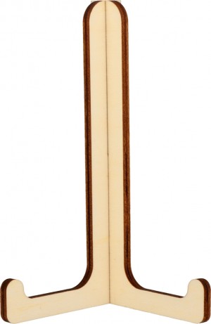 Klein schildersezel 7x14 cm hout - Artemio
