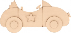 Silhouette voiture 20x9,5 cm - Artemio