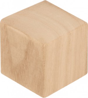 6 cubes 4x4x4 cm - bois - Artemio