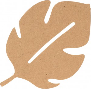 Silhouet blad 10x15 cm MDF - Silhwood