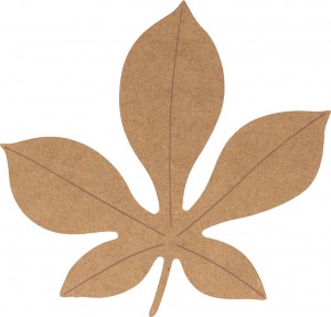 Silhouet blad 14,5x15 cm - MDF - Silhwood