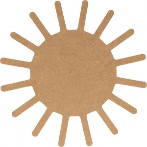 Silhouet zon 15x15 cm - MDF - Silhwood