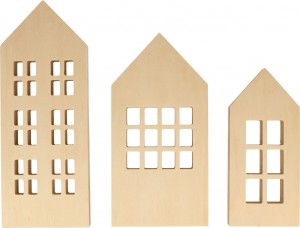 3 maisons en bois - Artemio