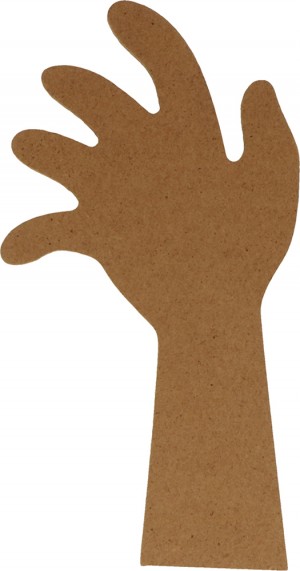 Silhouet hand 8,5x15 cm - MDF - Silhwood