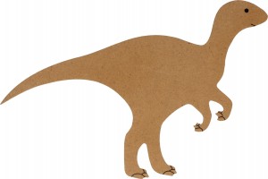 Silhouet dino 18x15 cm - MDF - Silhwood