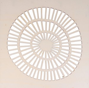 Diepe kader 25x25 cm hout - Artemio