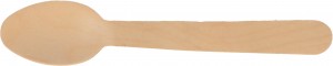 10 houten lepels 14 cm - Artemio