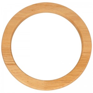 2 ronde houten silhouetten 13 cm - Artemio
